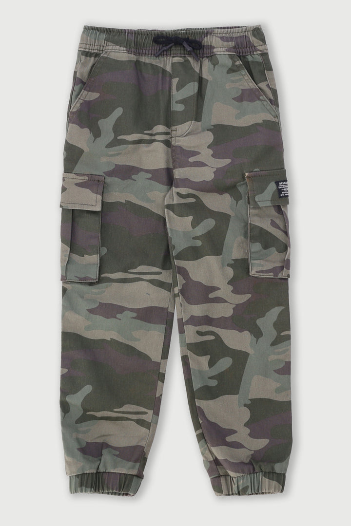 Pre-Boys Twill Jogger - Camo