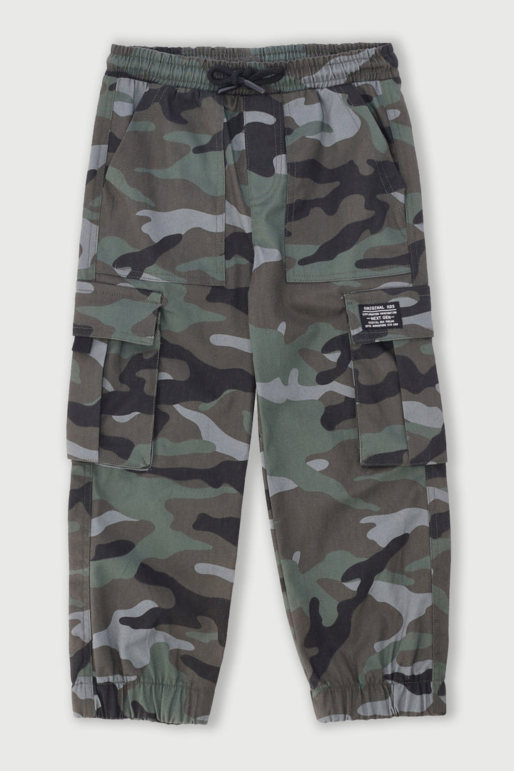 Pre-Boys Twill Jogger - Camo
