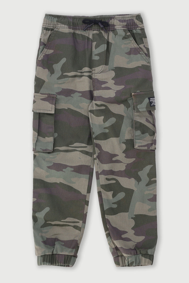 Pre-Boys Twill Jogger - Camo