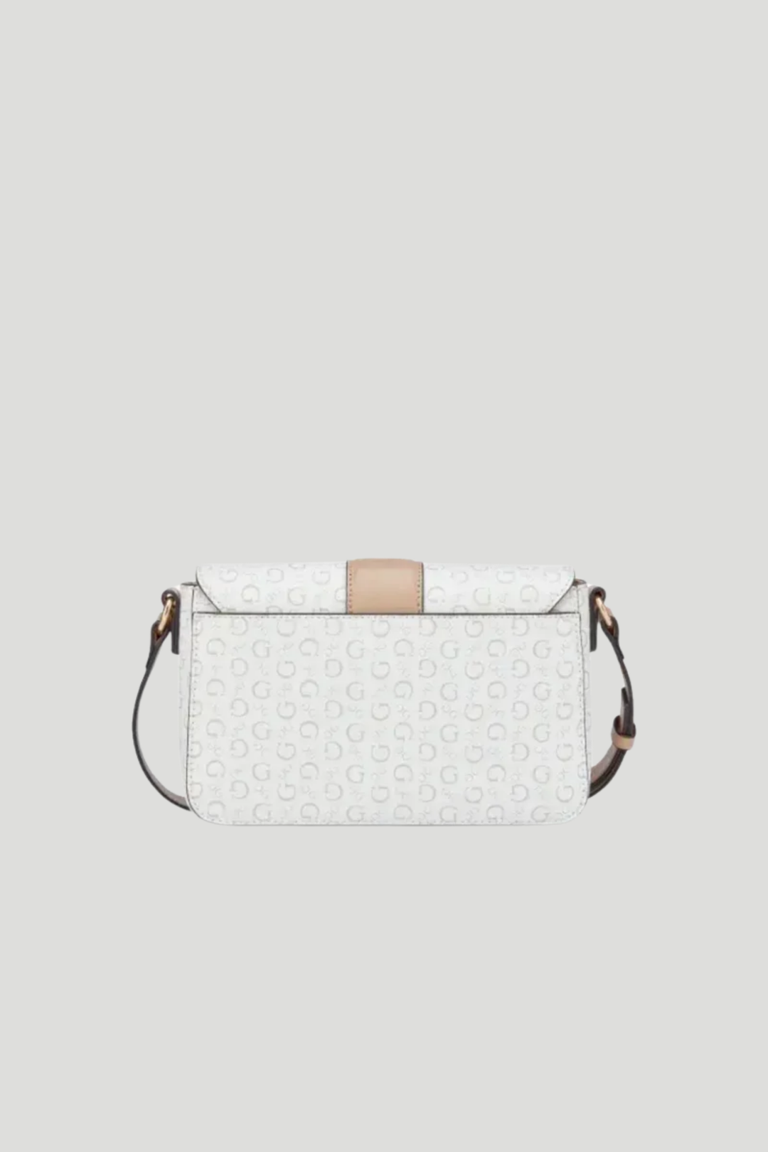 Isabella Flap Crossbody Bag - White