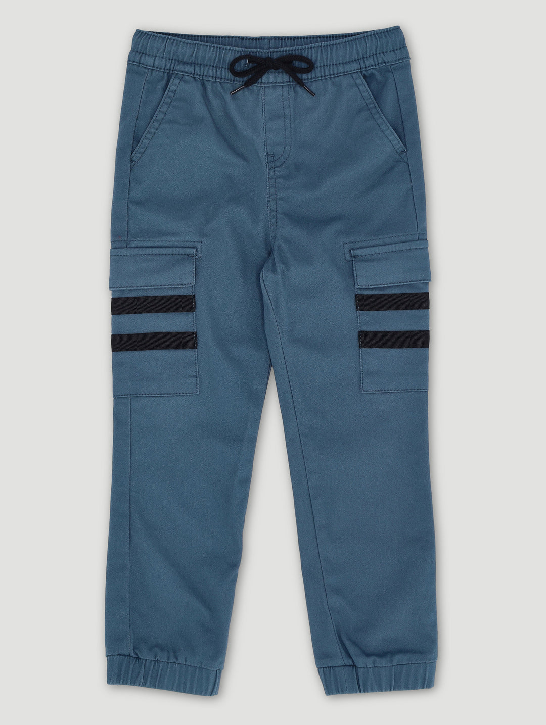 Pre-Boys Tape Cargo Jogger - Dark Teal