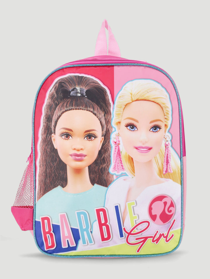 Pre-Girls Barbie Double Sided Backpack - Pink
