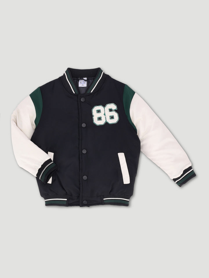 Pre-Boys Baseball Bomber Jacket - Multi