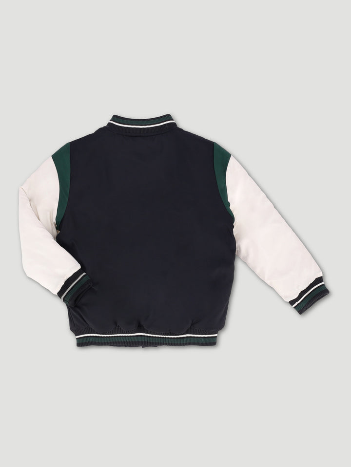 Pre-Boys Baseball Bomber Jacket - Multi