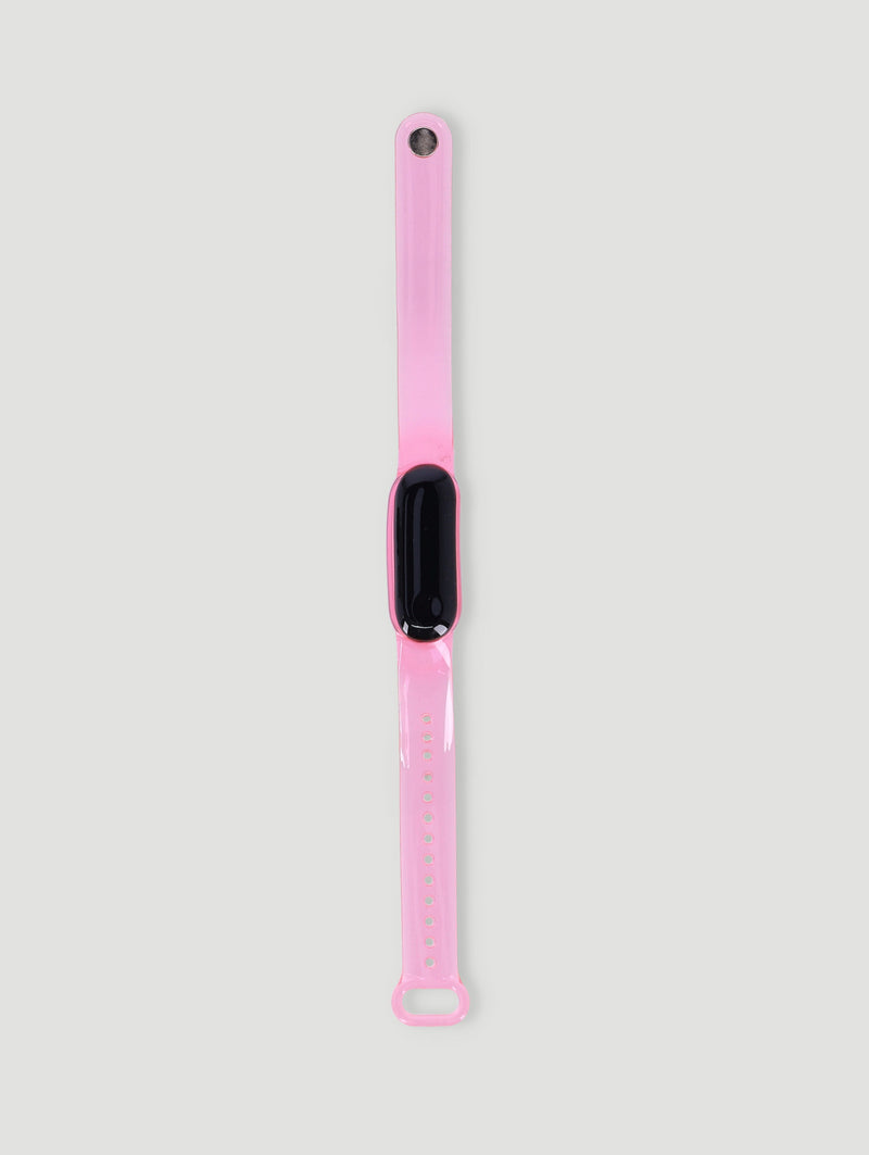 Pre-Girls Heart Led Watch - Pink