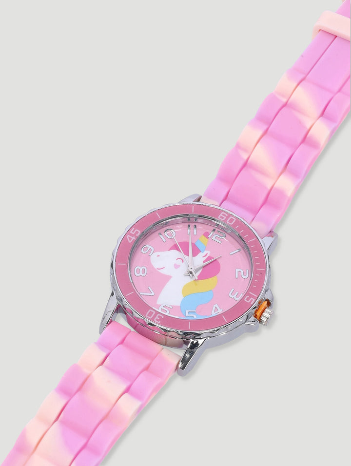 Pre-Girls Ombre Silicone Watch - Pink