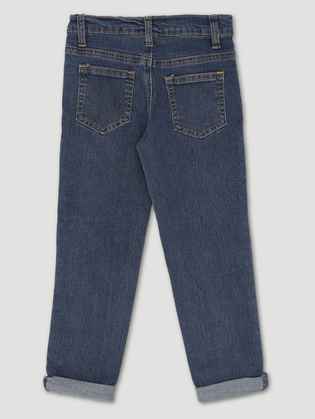 Pre-Boys Badge & Rip Denim - Grey/Blue