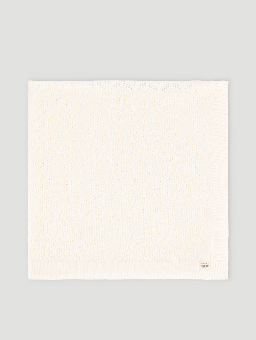 Keedo Baby Pointelle Blanket - Beige