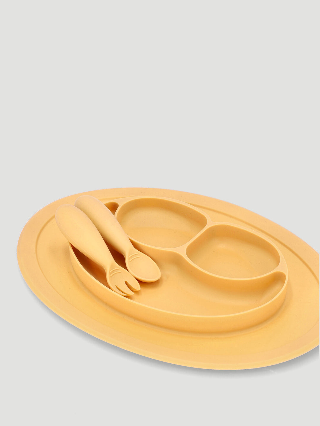 Keedo Baby Boys Feeding Bowl Set - Mustard