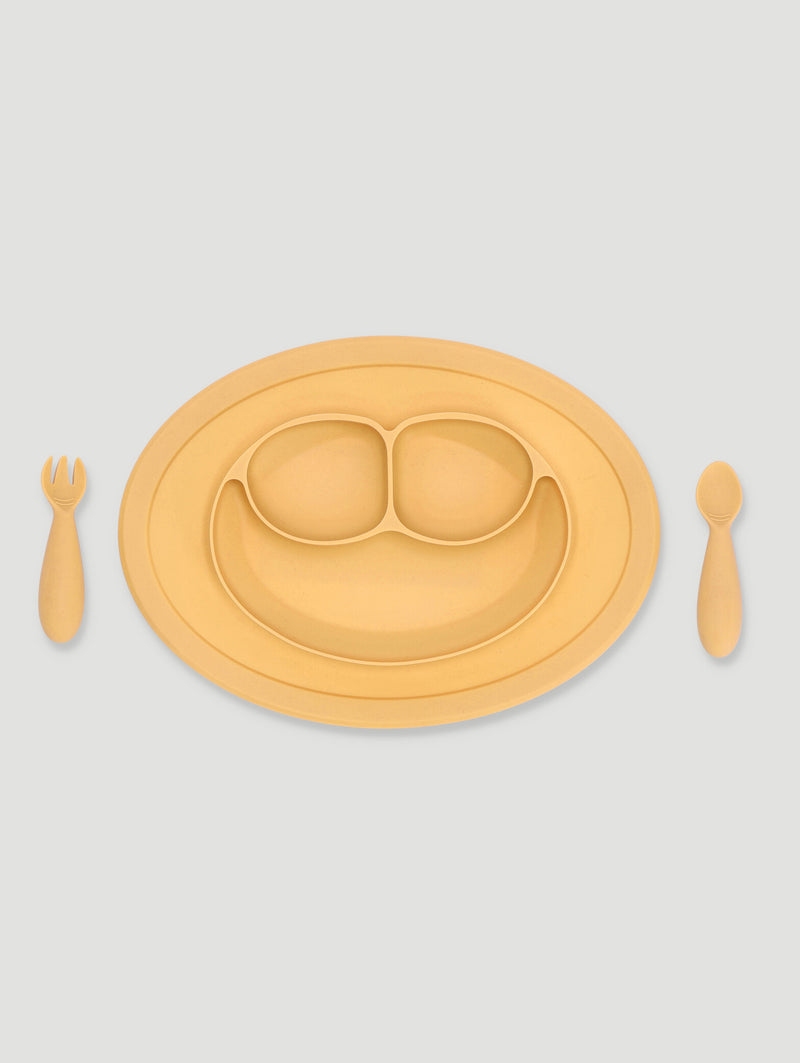 Keedo Baby Boys Feeding Bowl Set - Mustard
