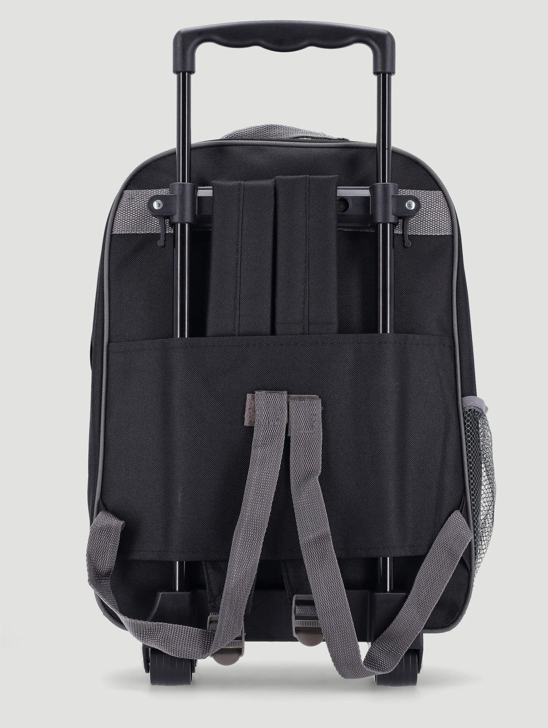 Plain School Large Trolley Bag - Black