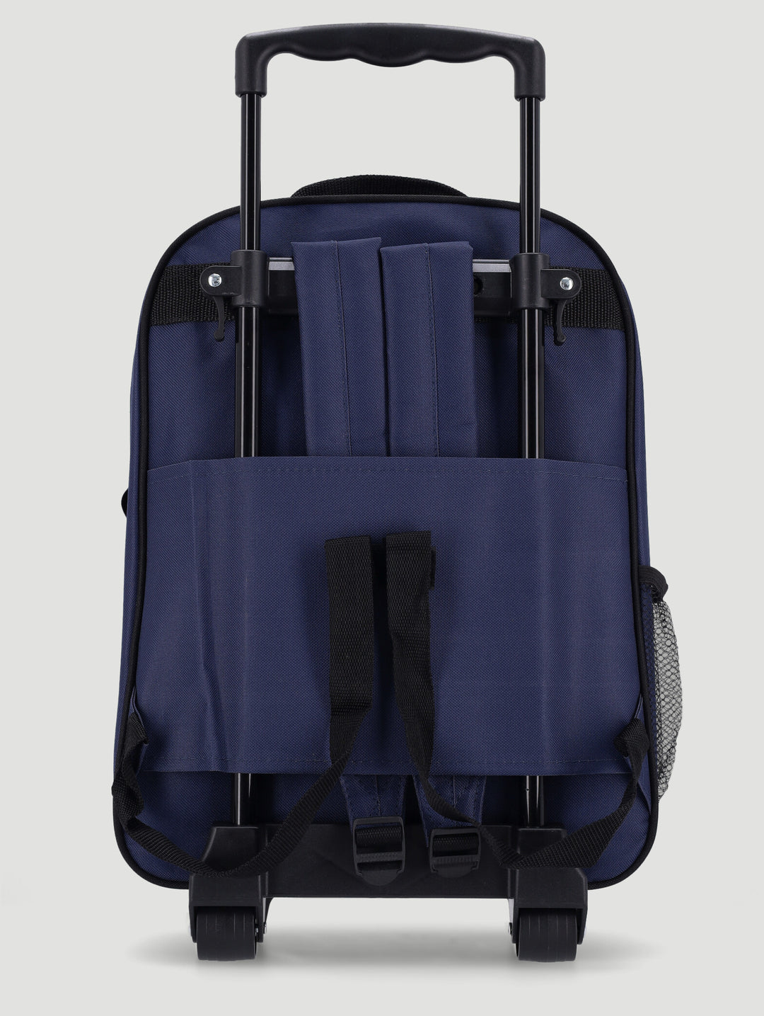 Plain School Large Trolley Bag - Navy