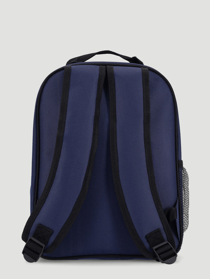 Plain Small School Backpack - Navy