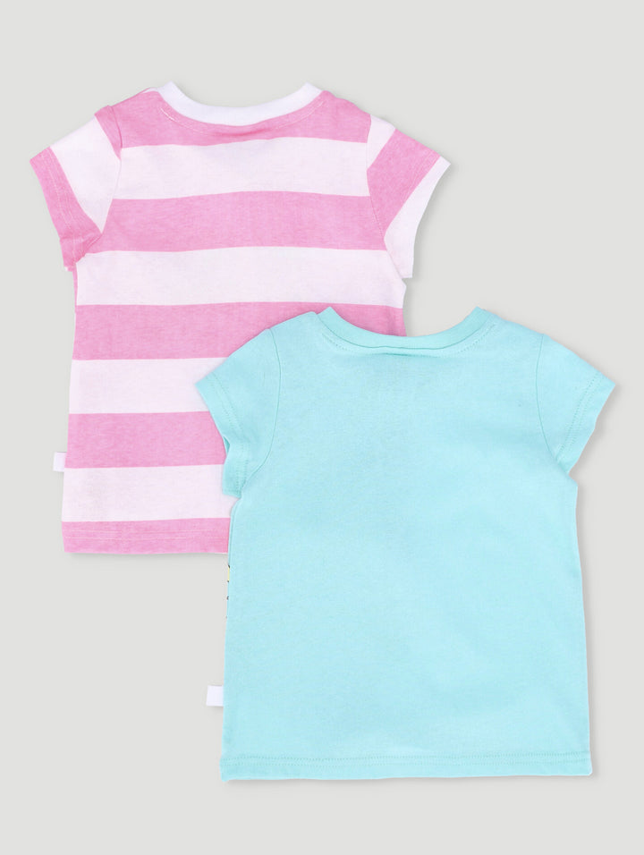 Baby Girls 2 Pack Unicorn Tees