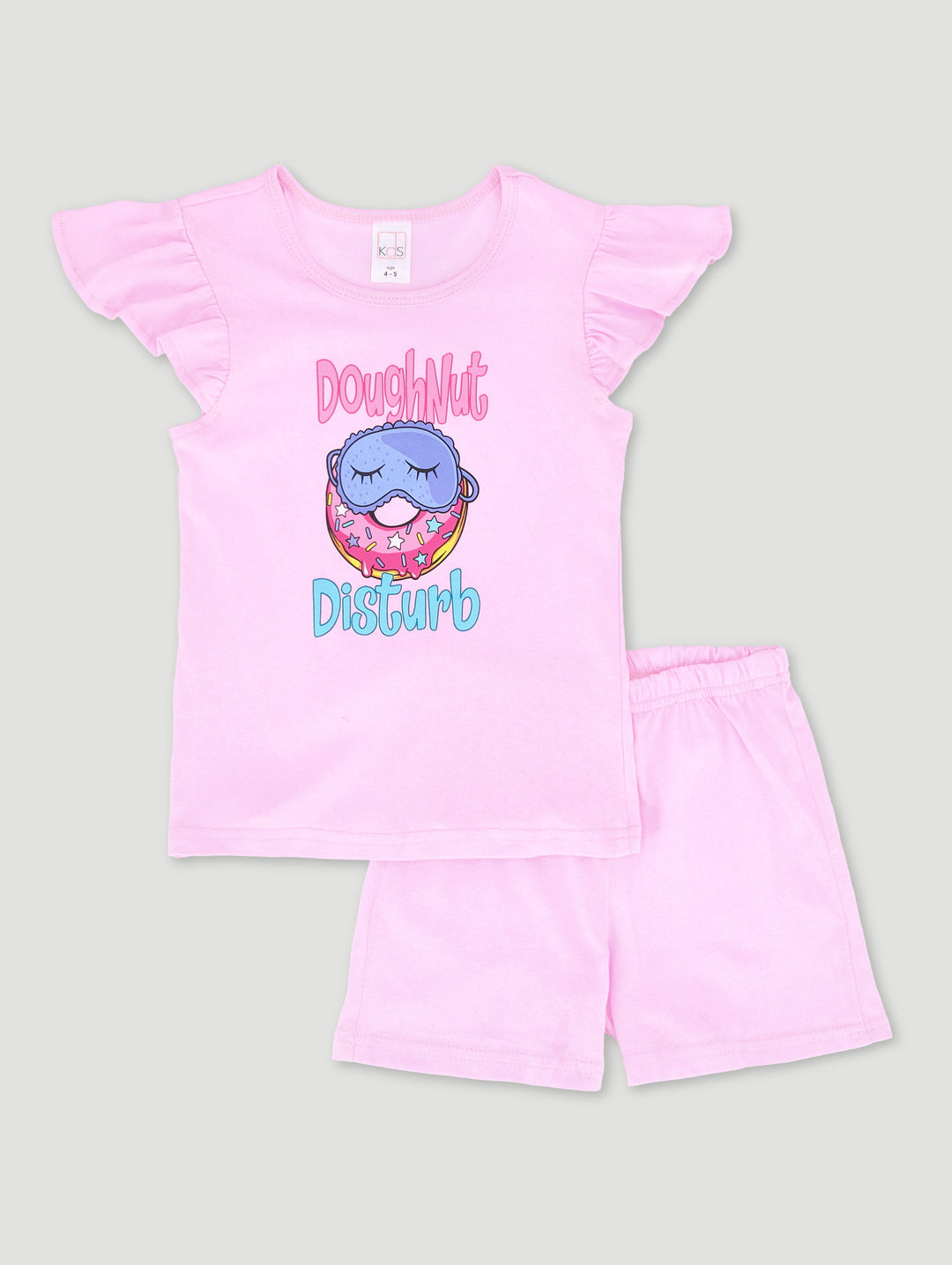 Pre-Girls Doughnut Disturb Sleep Set - Pink