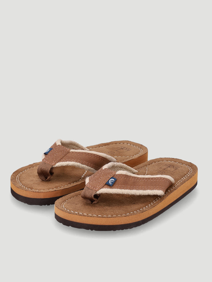 Pre-Boys Thong Sandal - Tan
