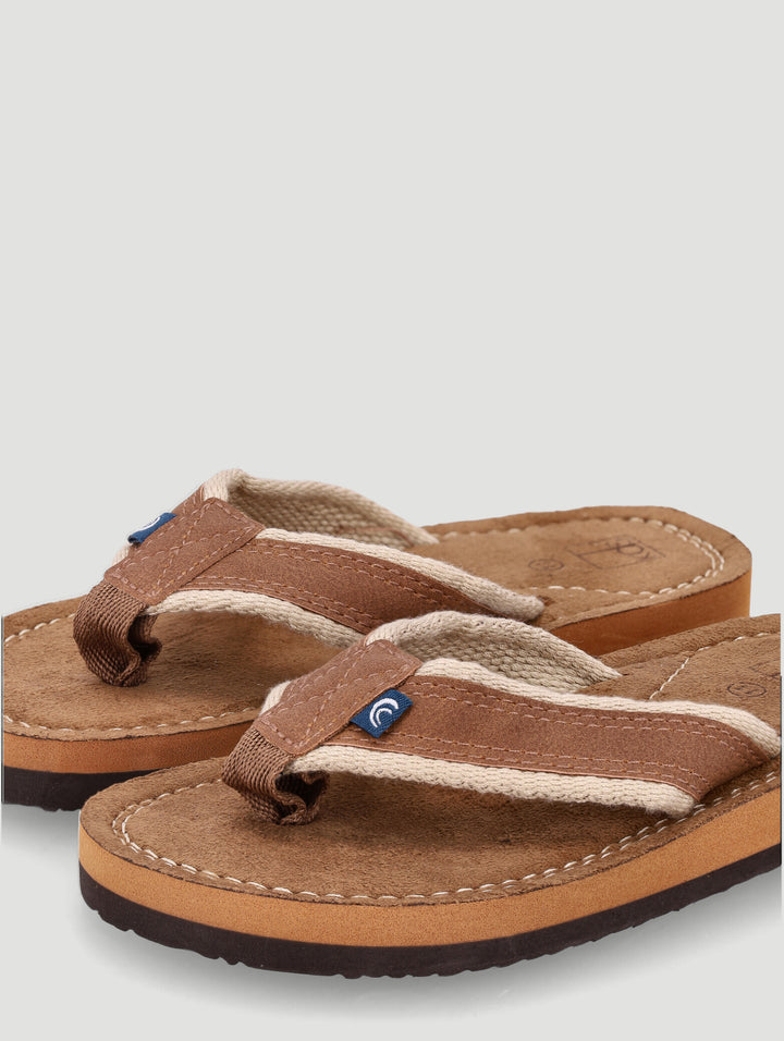 Pre-Boys Thong Sandal - Tan