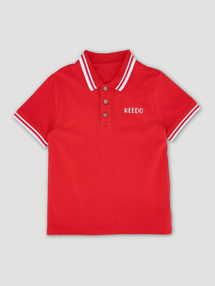 Keedo Boys Golfer - Red