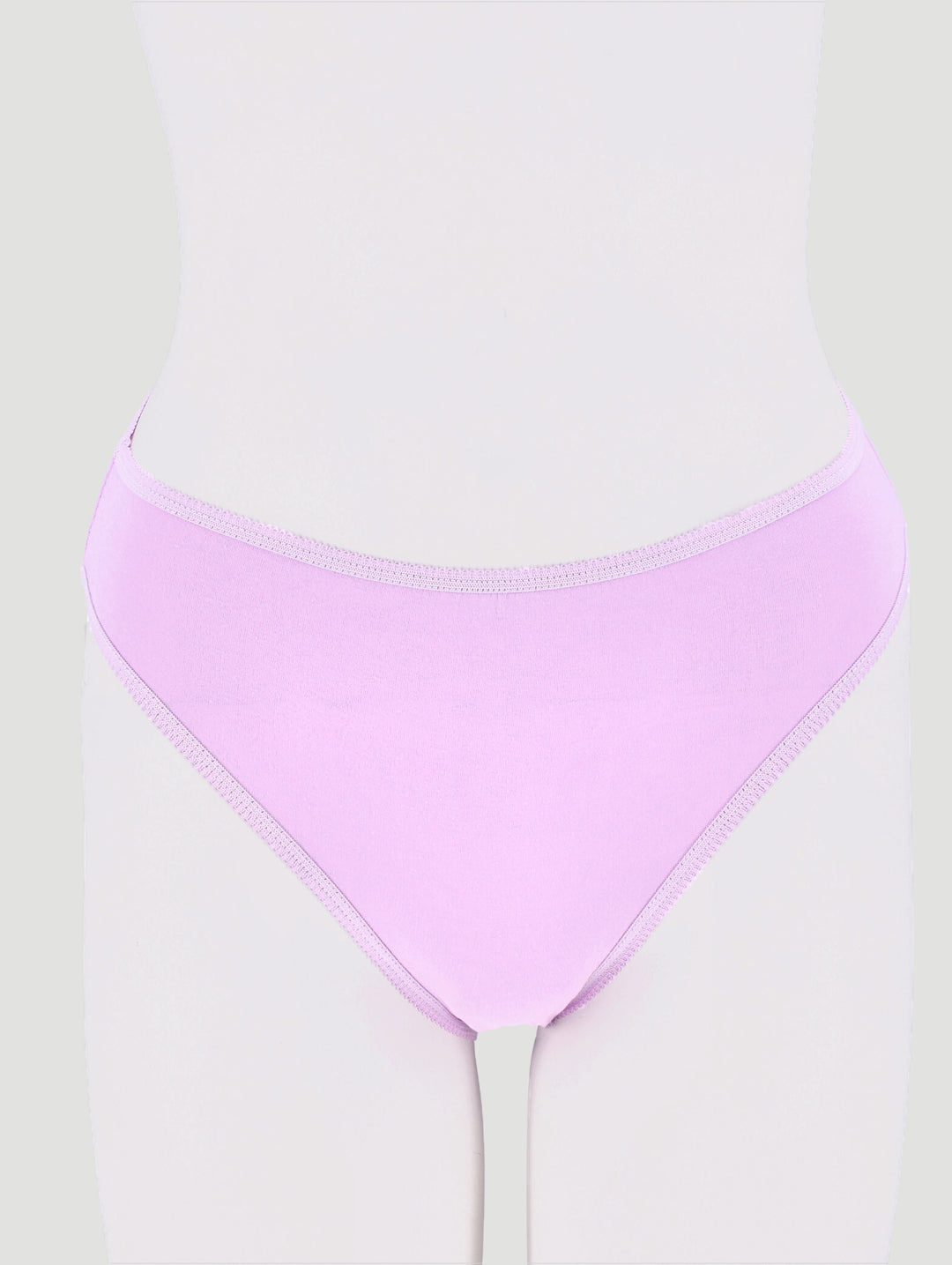 5 Pack Cotton Stretch Hi-Cut Panties - Nude Floral/Black/Stripe