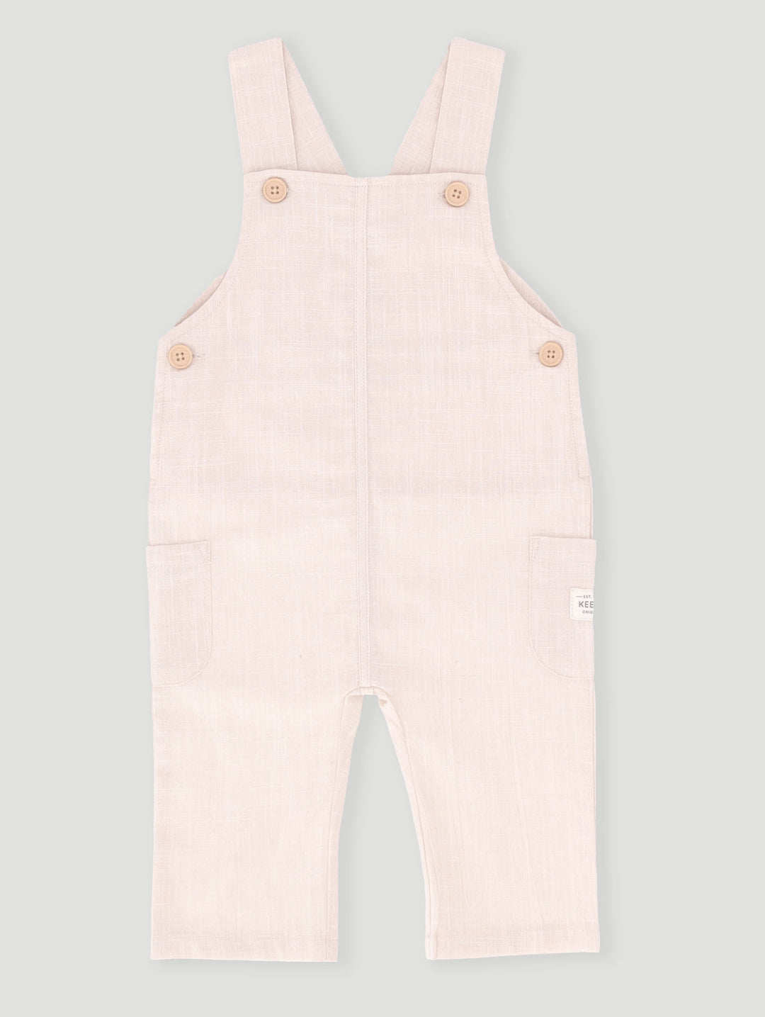 Keedo Baby Boys Linen Romper - Stone