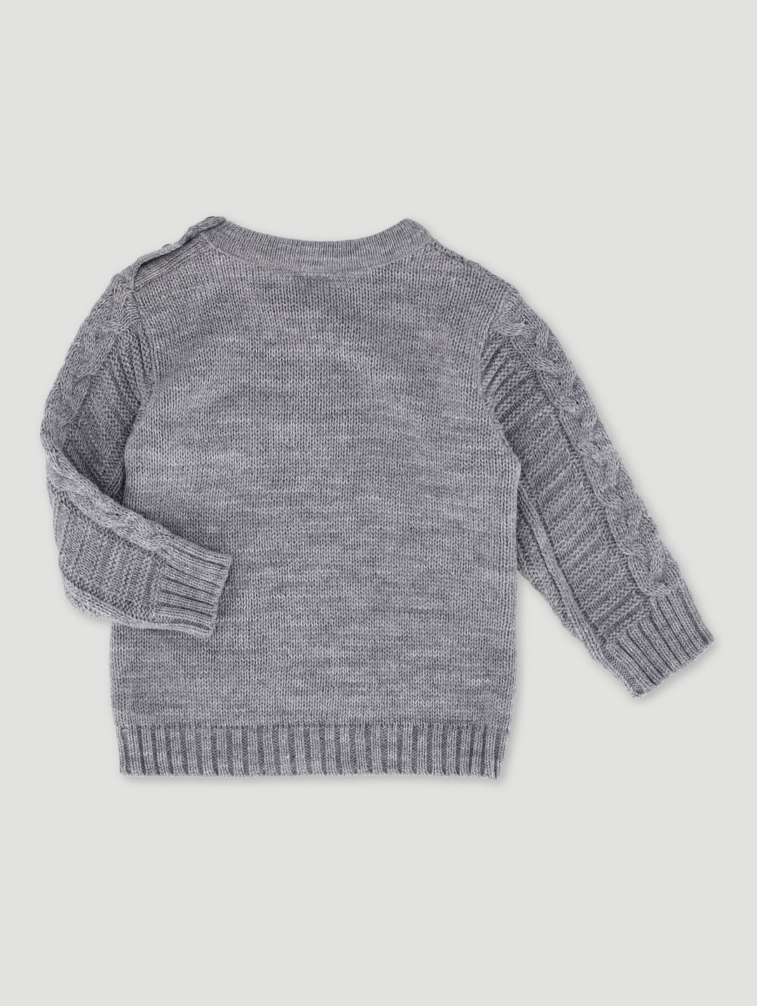 Baby Boys Knit Pullover - Grey