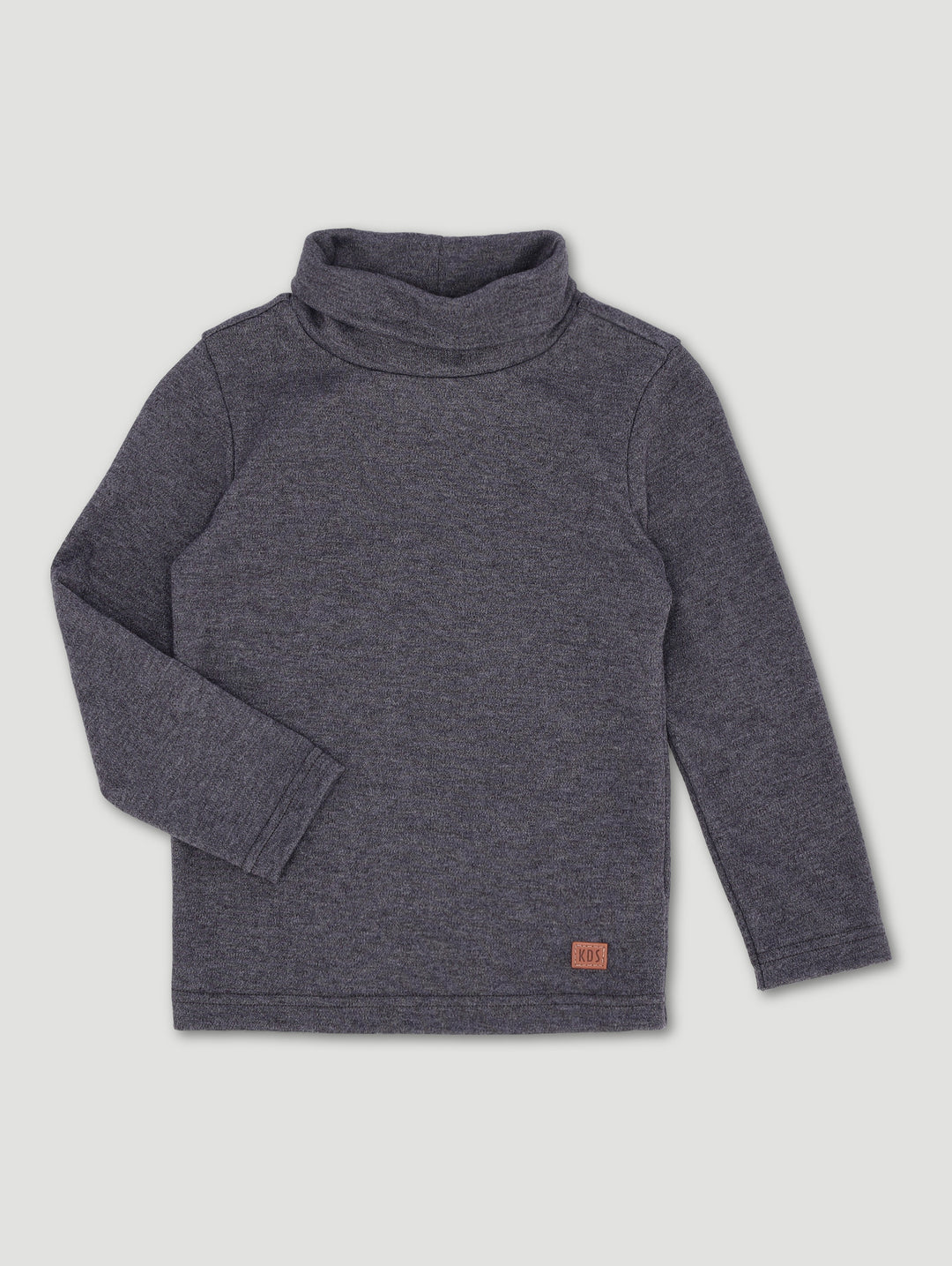 Pre-Boys Poloneck With Badge - Charcoal