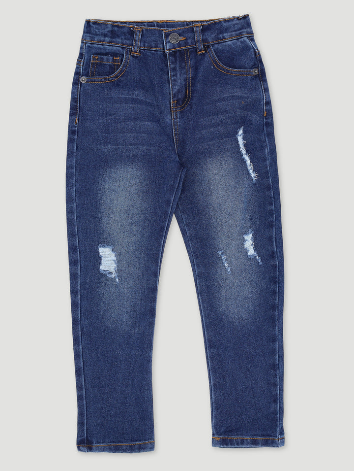 Pre-Boys Fashion Rip Denim - Ink