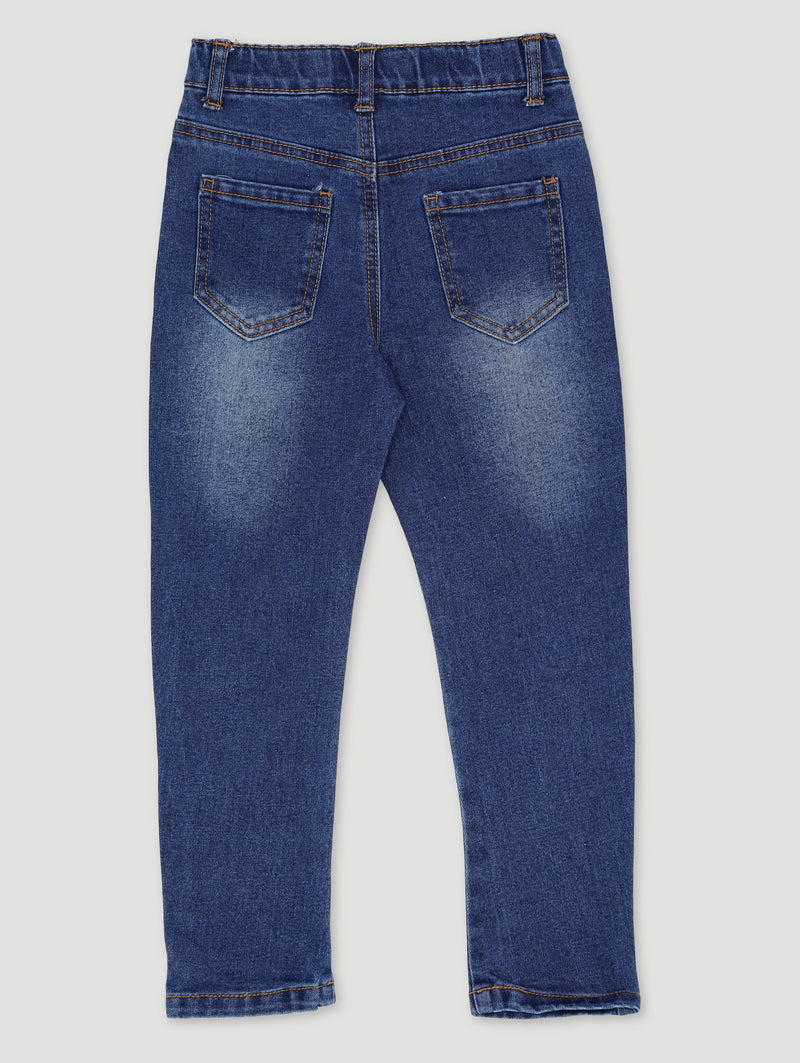 Pre-Boys Fashion Rip Denim - Ink