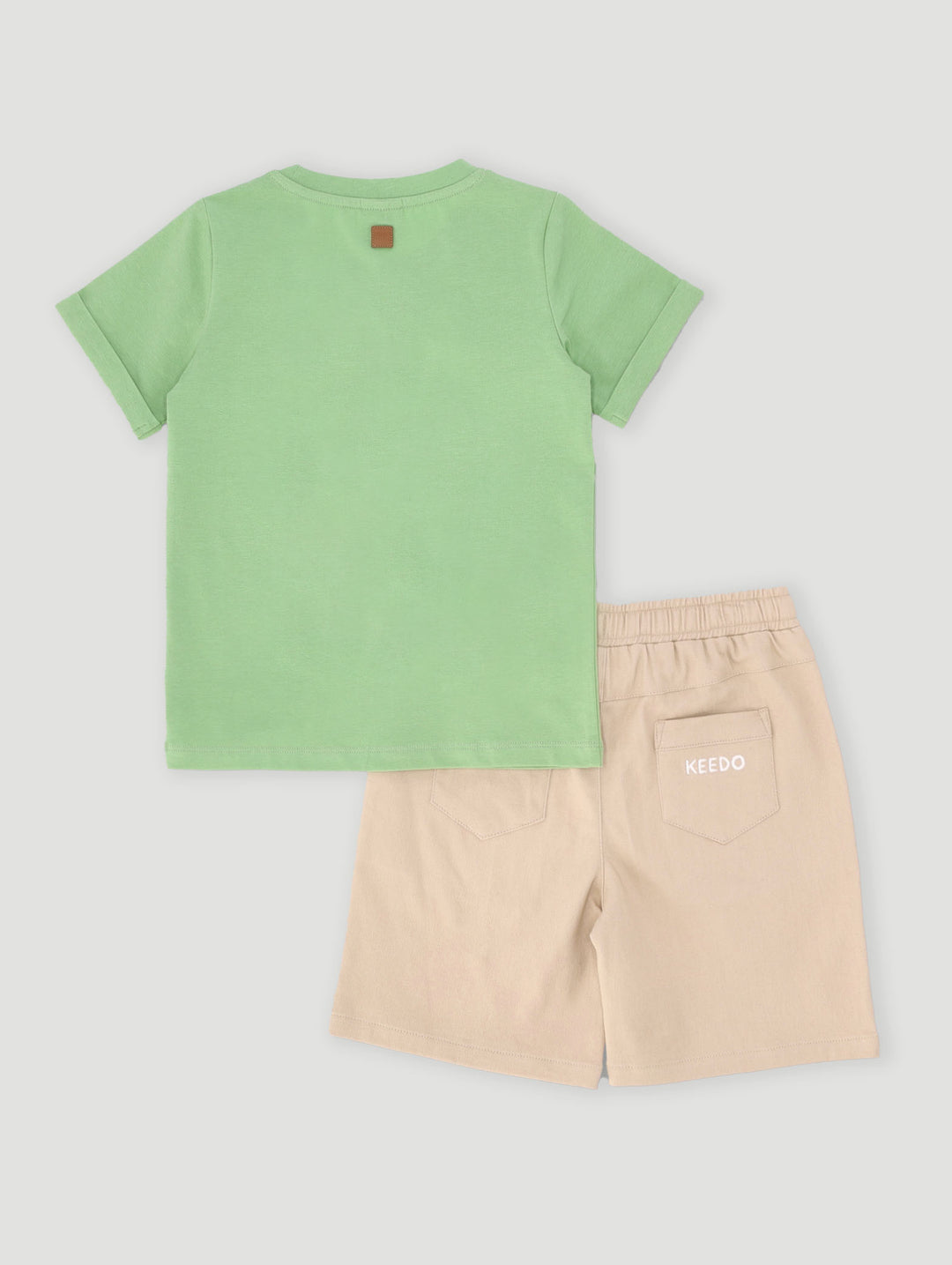 Keedo Boys Tee & Short Set - Green
