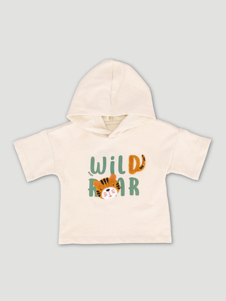 Baby Boys Hooded Fleece Fashion Tee