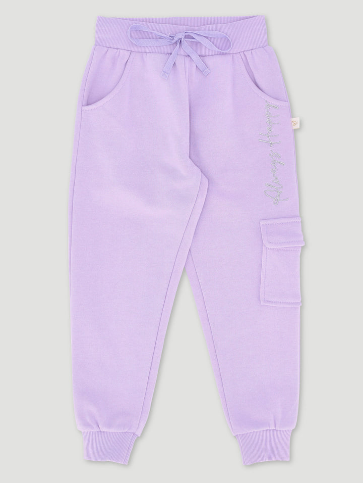 Pre-Girls Cargo Pocket Jogger - Lilac