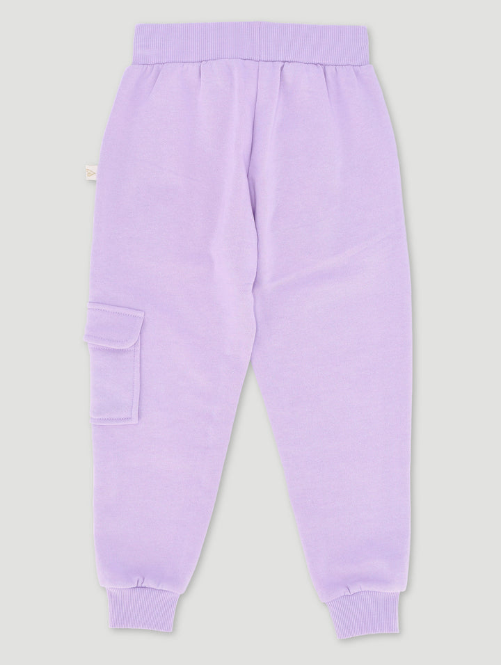Pre-Girls Cargo Pocket Jogger - Lilac