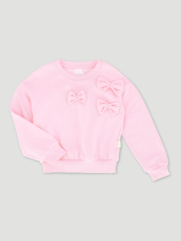 Pre-Girls Bow Tracktop - Pink