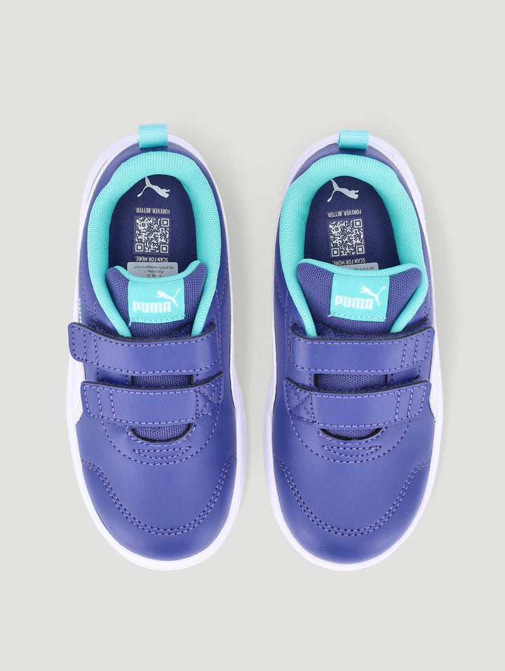 Pre-Boys Courtflex V3 V Sneaker - Blue