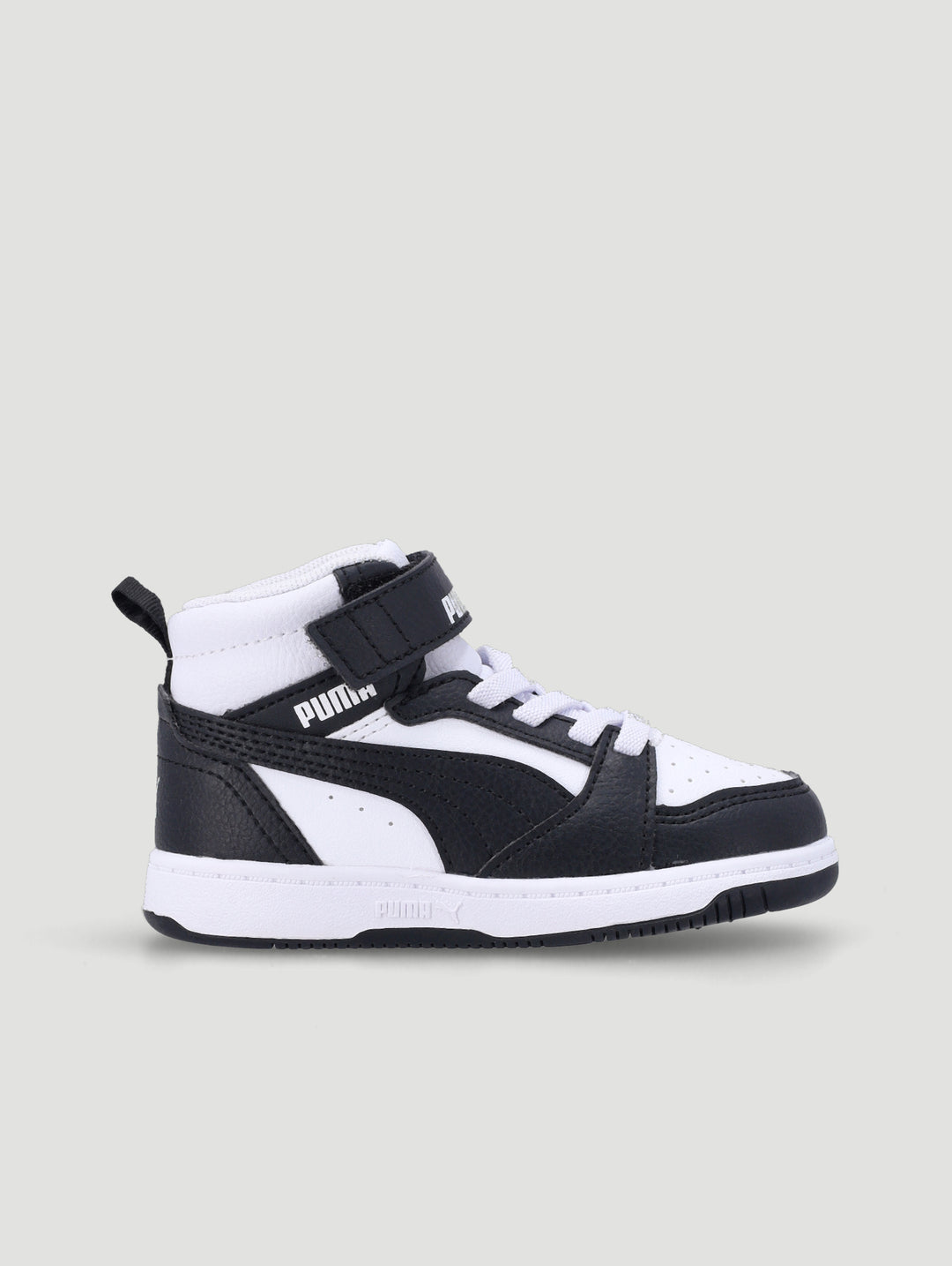 Pre-Boys Rebound V6 Mid Ac+ Sneaker - White/Black