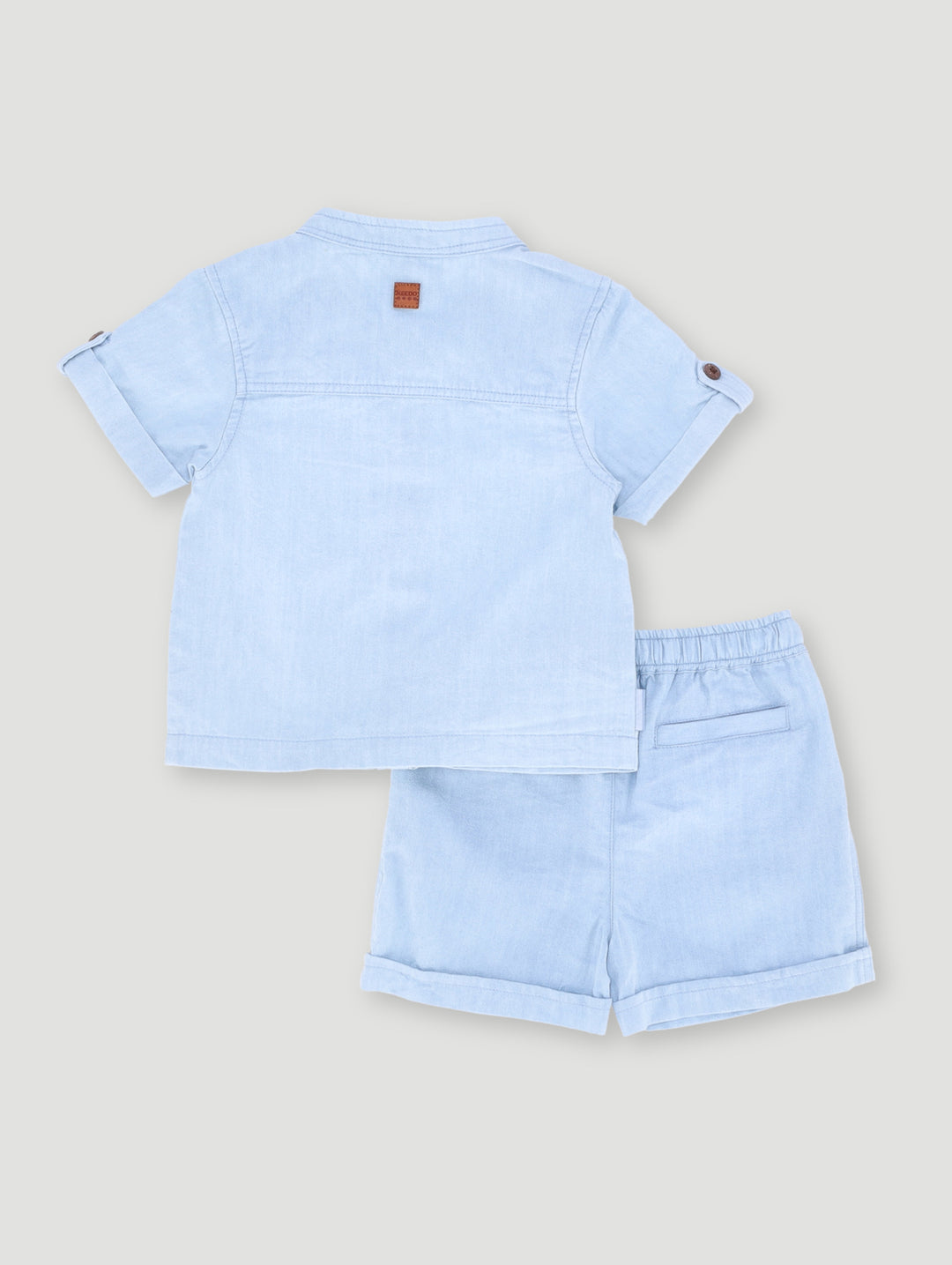 Baby Boys Denim Chambray Short