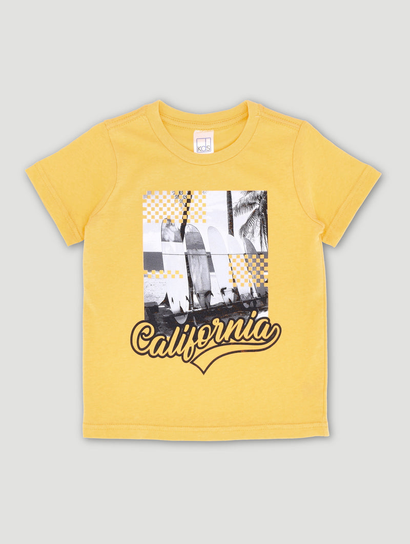 Pre-Boys Surf Tee - Mustard
