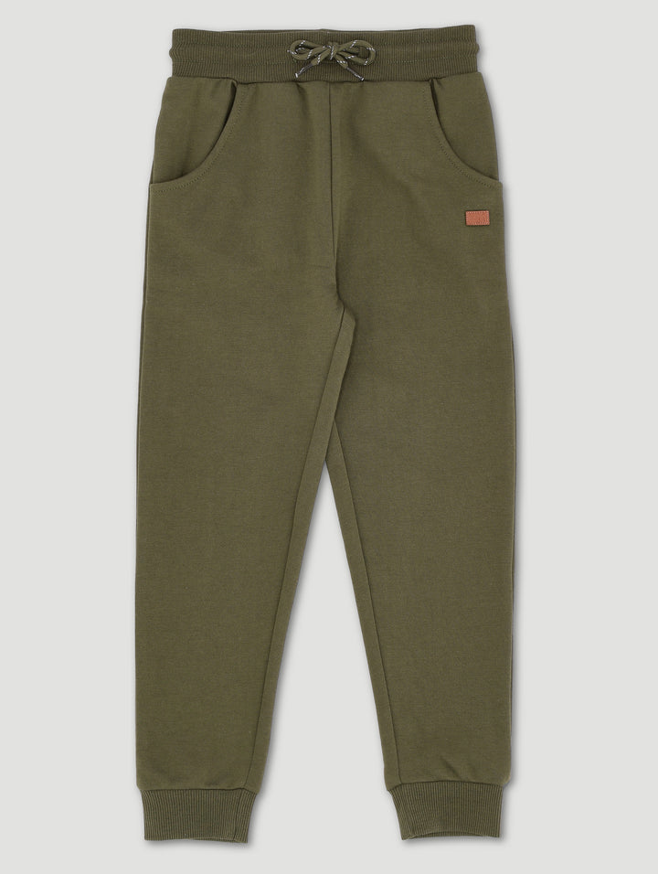 Pre-Boys Fleece Jogger - Olive