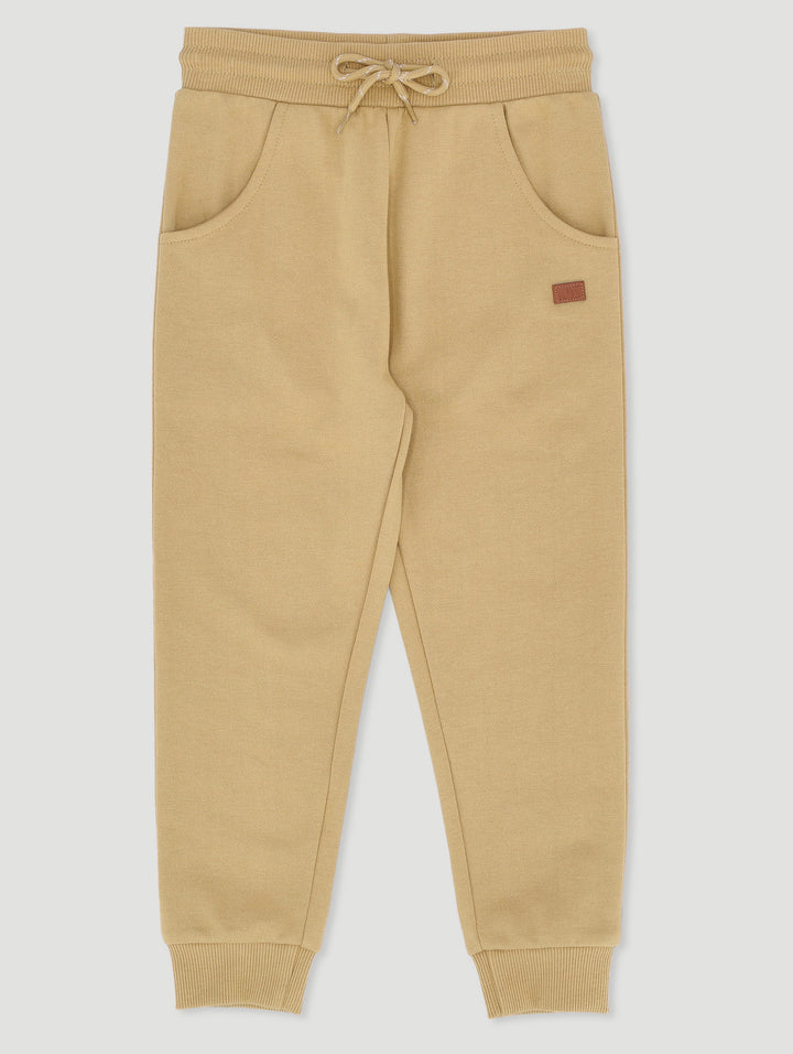 Pre-Boys Fleece Jogger - Tan
