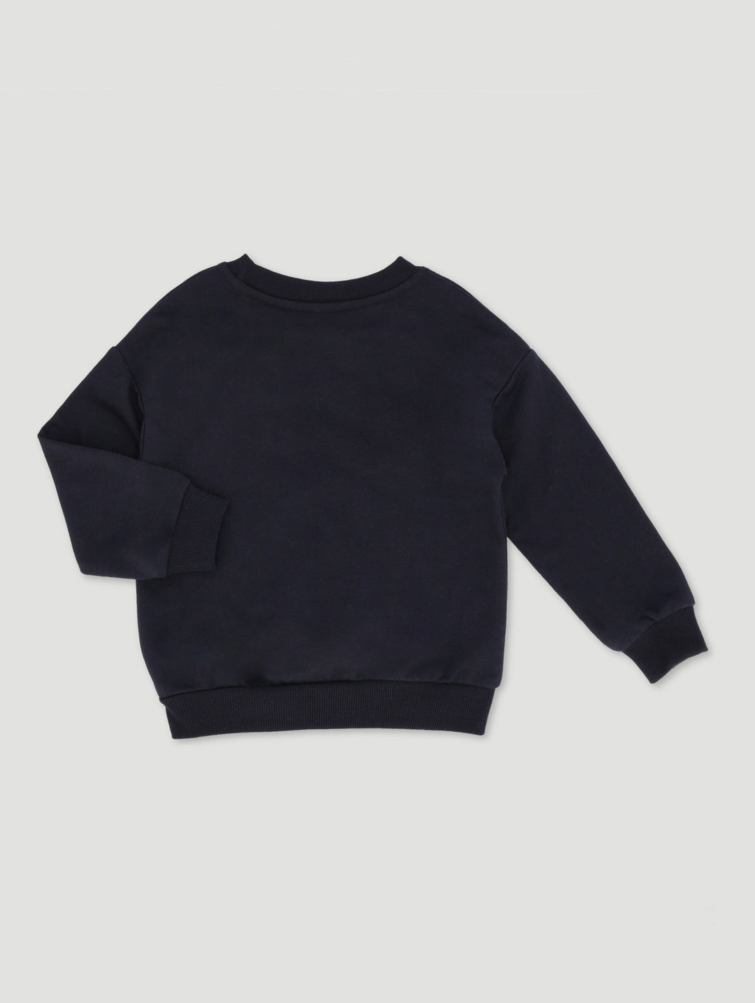 Pre-Boys Fleece Crew Top - Black