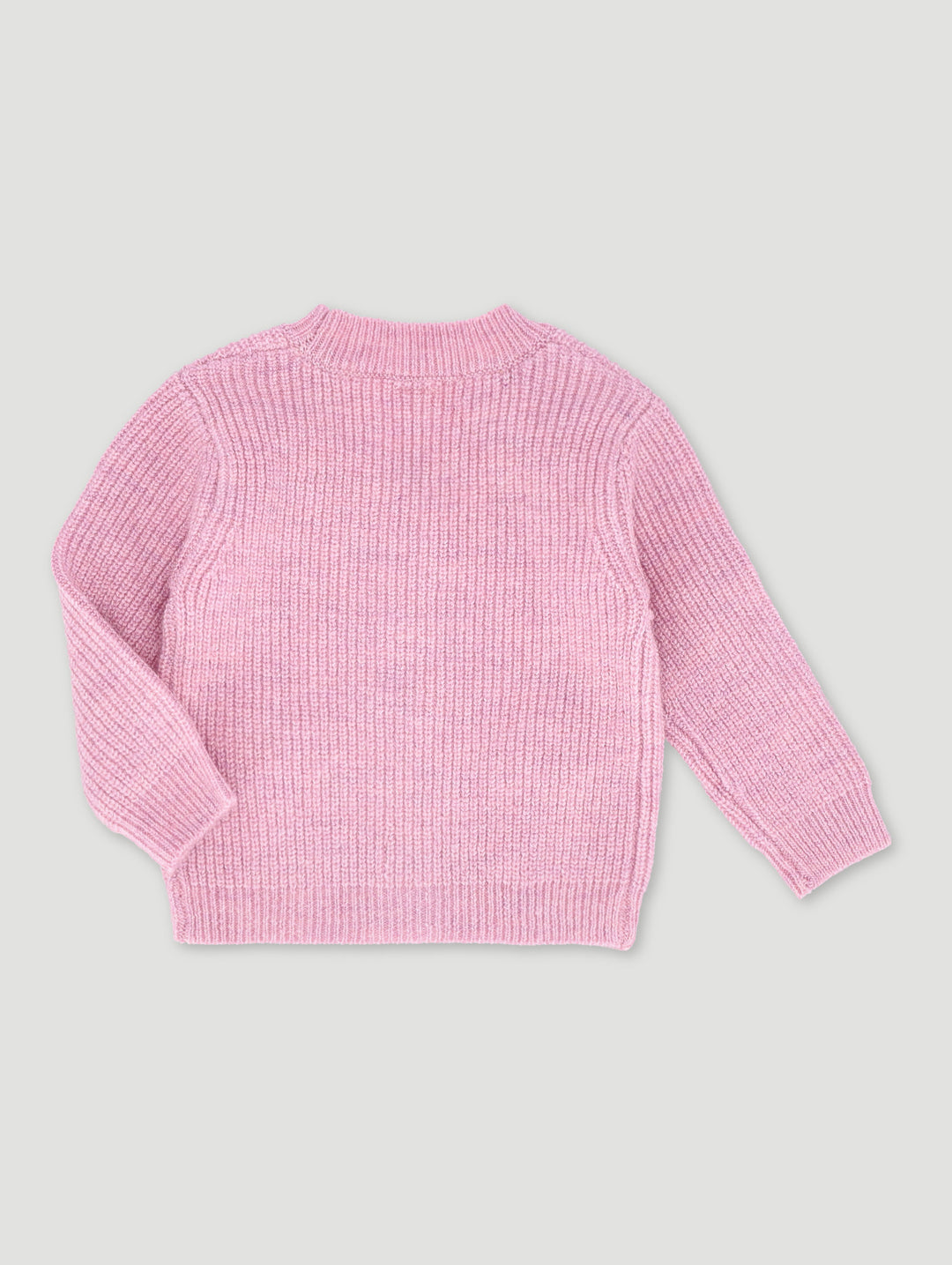 Baby Girls 3D Daisy Cardigan  - Dusty Pink