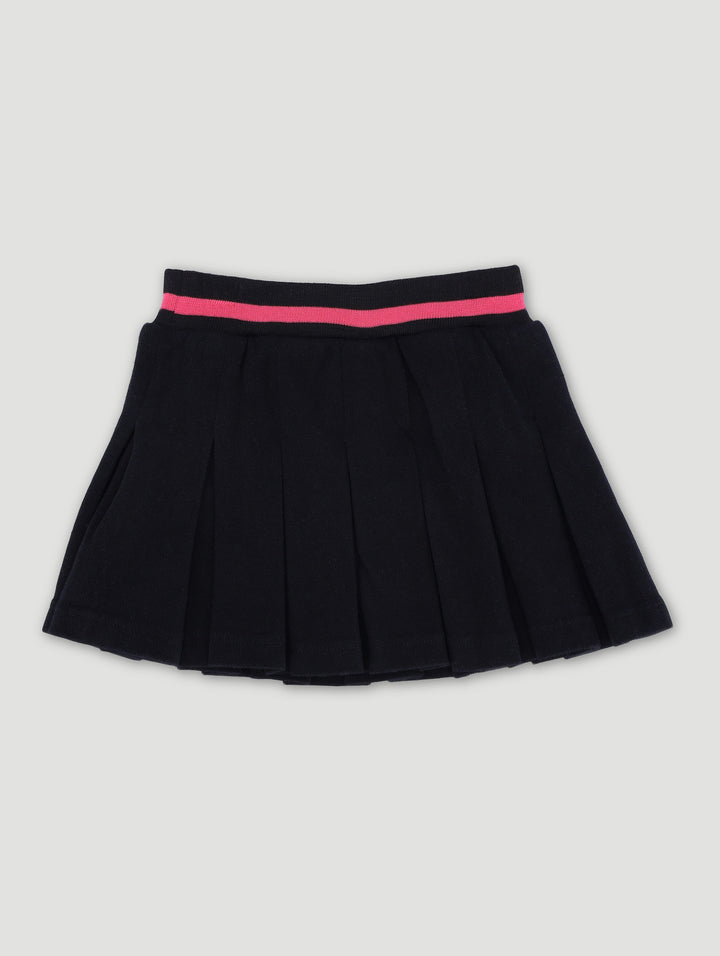 Pre-Girls Barbie Pleated Skirt - Black