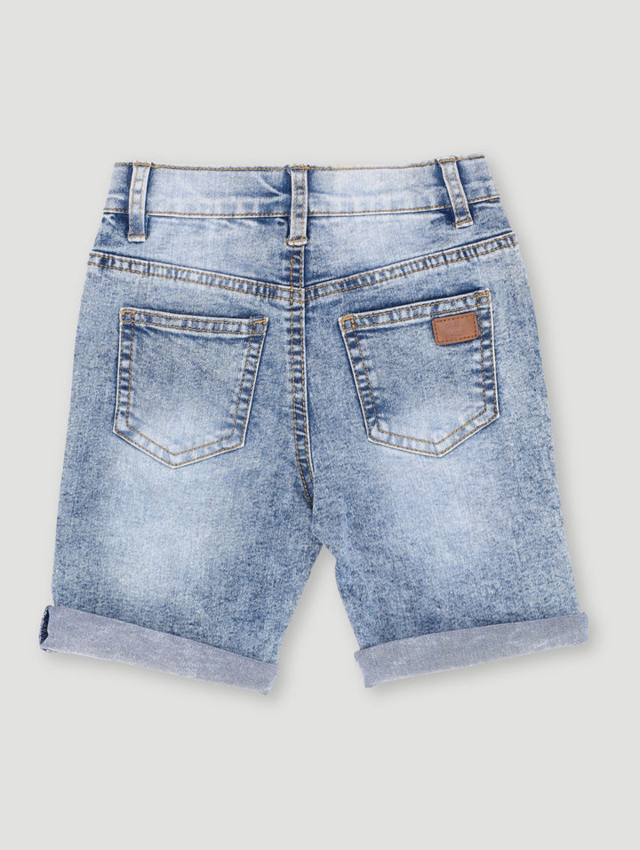 Pre-Boys Denim Short - Light Blue