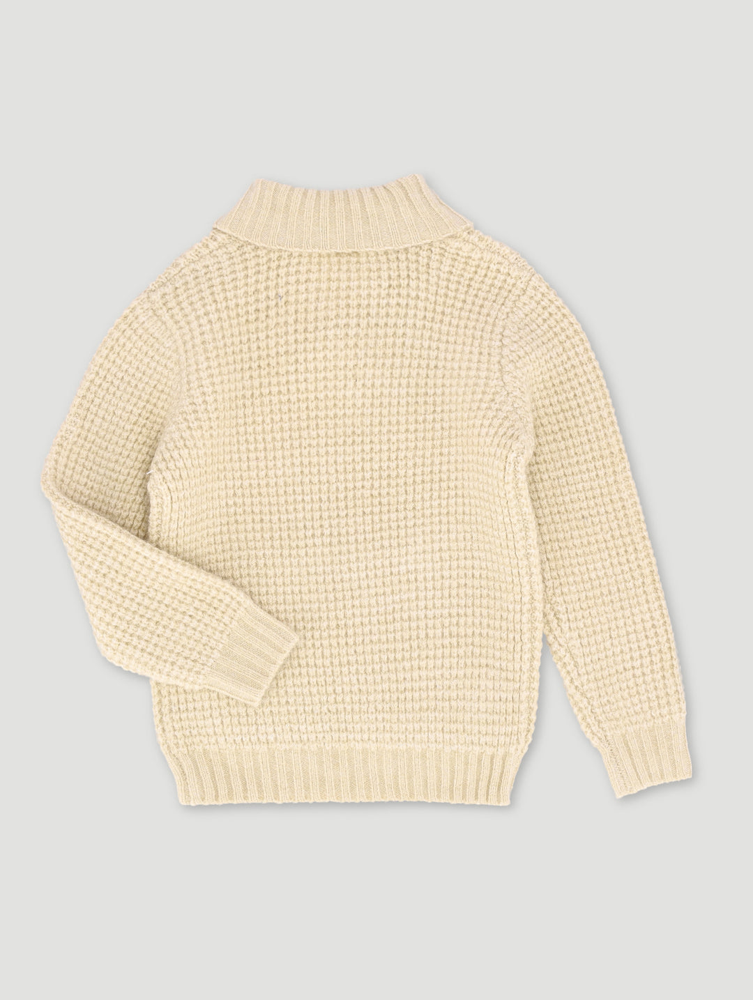 Pre-Boys Kanga Pocket Shawl Sweater - Stone