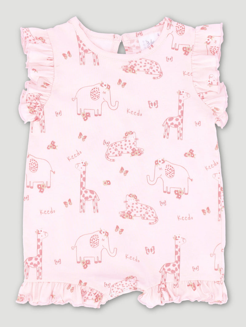 Keedo Baby Girls Printed Kitty Little Keedo Bloomer - Pink