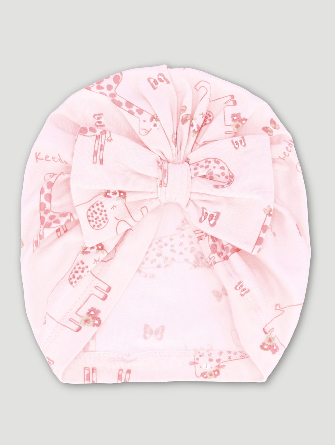 Keedo Baby Girls Kitty Beanie - Pink