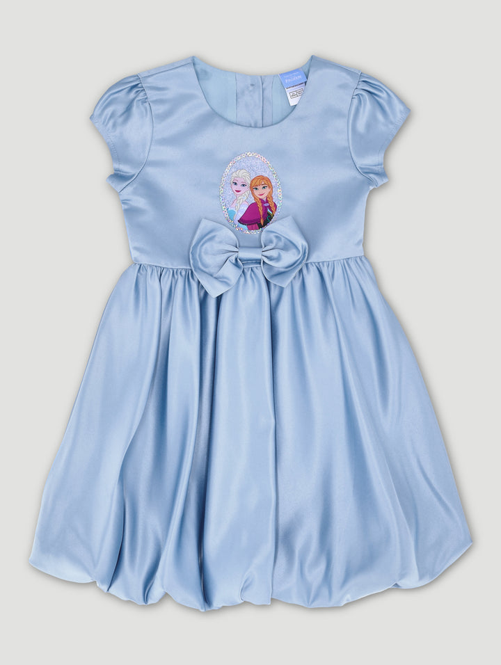 Pre-Girls Frozen Party Dress - Light Blue