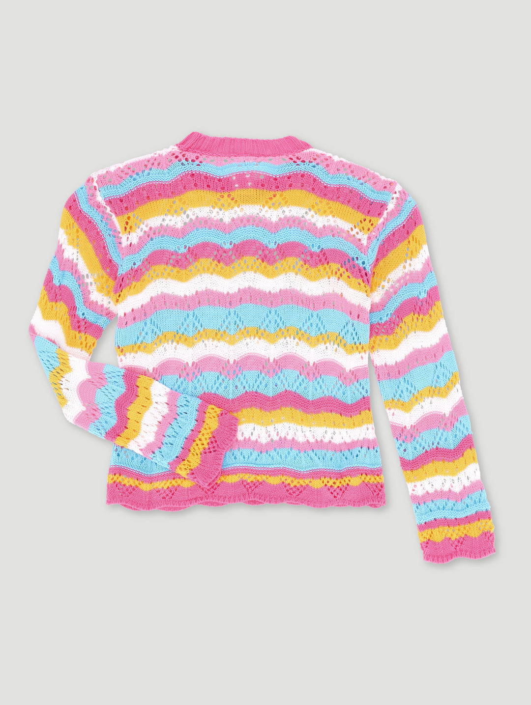 Pre-Girls Crochet Jersey - Multi