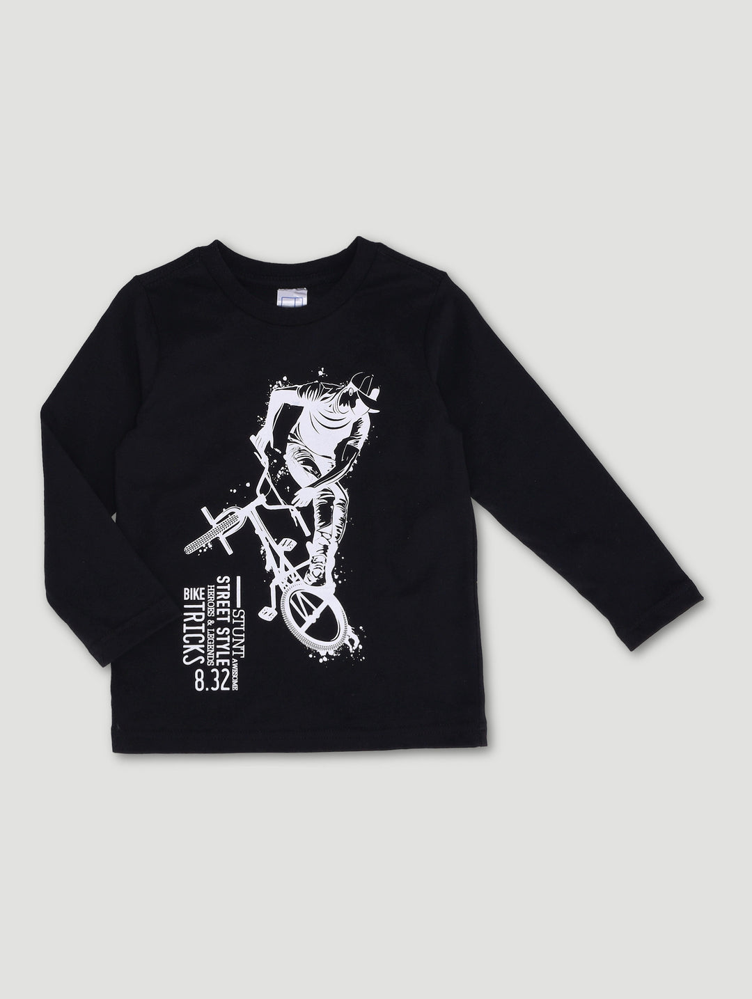 Pre-Boys 2 Pack Long Sleeve BMX Skate Tee - Rust/Black