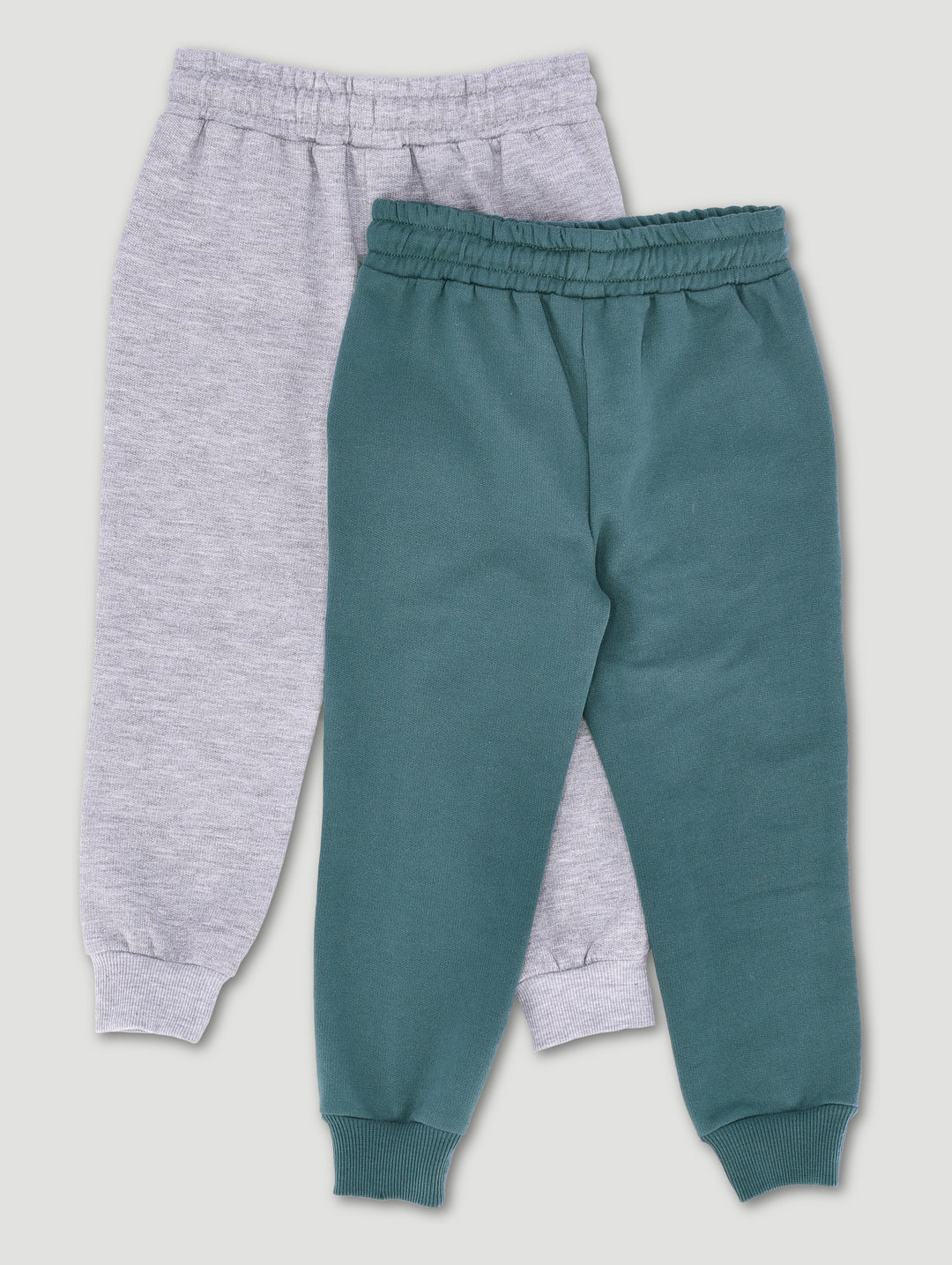 Pre-Boys 2 Pack Fleece Jogger - Teal/Grey